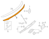 Rear Trunk Chrome 2057430082 Compatible With MERCEDES BENZ C-CLASS W205 2015-2020
